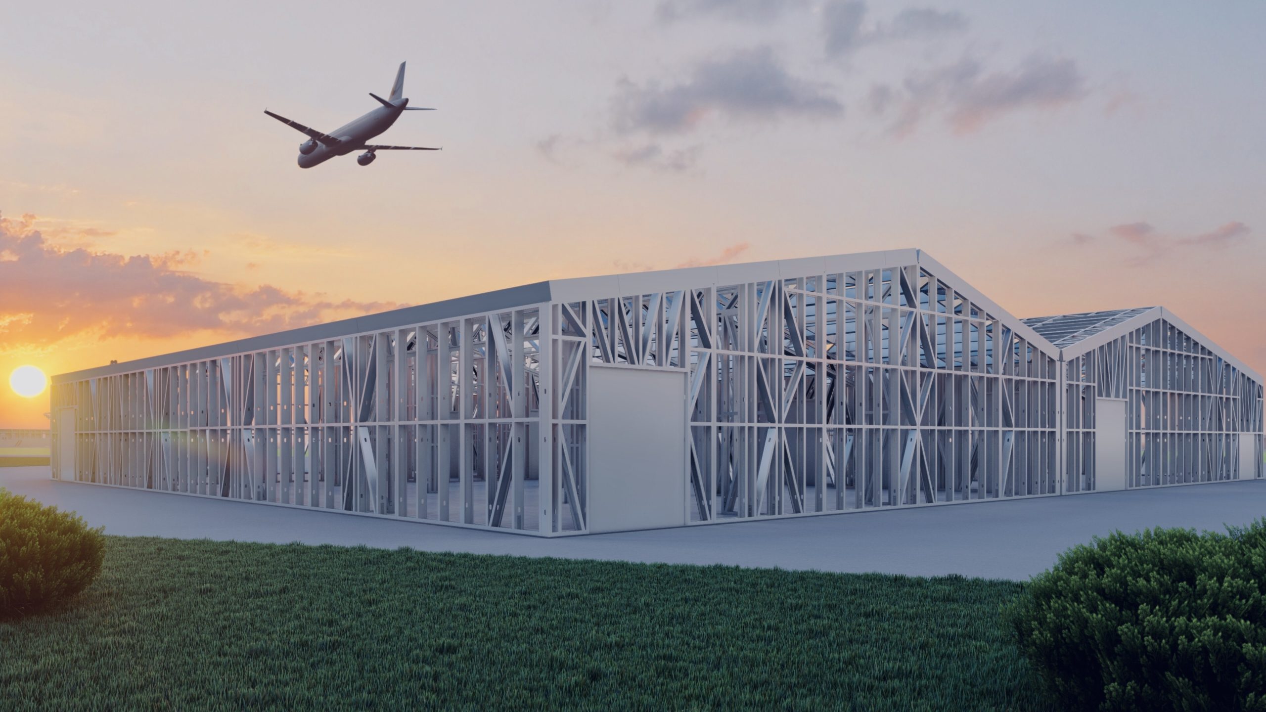 Juliana airport - Sint Maarteen - flatpacked - beSteel - steelframe